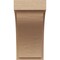 Ekena Millwork 12"W x 12"D x 24"H Wide Helena Rough Cedar Woodgrain TimberThane Corbel, Primed Tan CORUR12X12X24HELRCPR - alternate 3